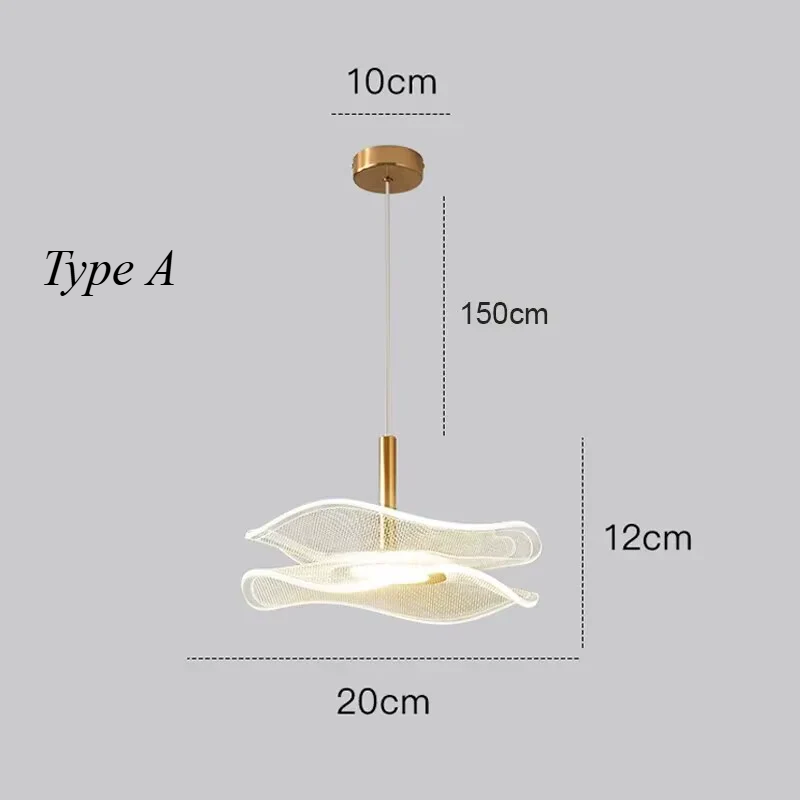 North LED Pendant Indoor Lighting Hanging Lamp Home Decor TYPE A