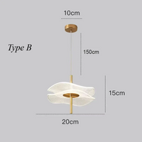 North LED Pendant Indoor Lighting Hanging Lamp Home Decor TYPE B